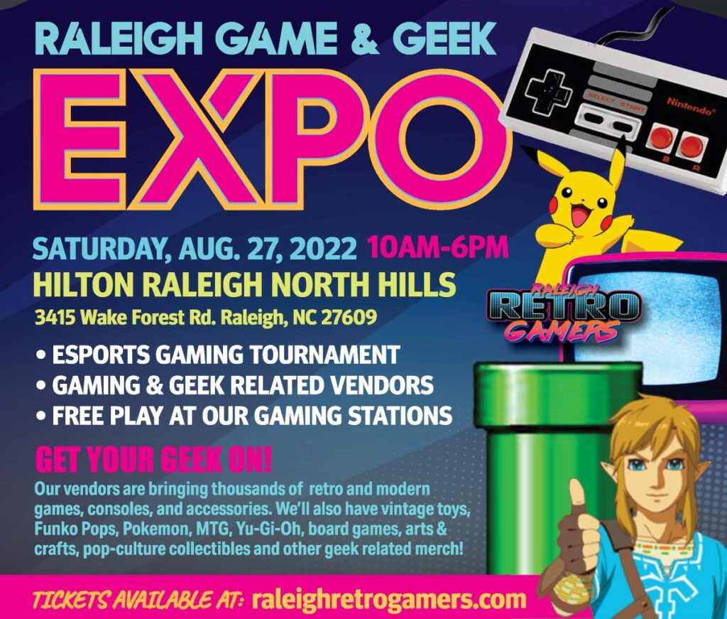 raleigh game & geek expo