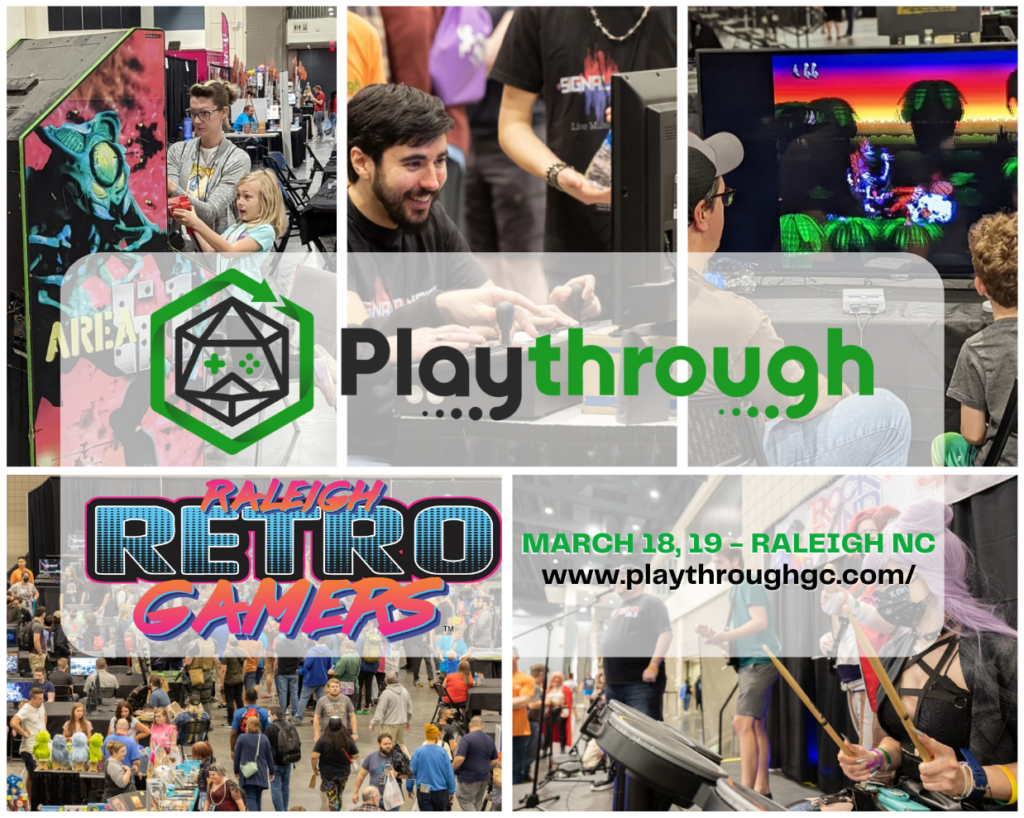 Raleigh Retro Gamers Heads to Playthrough Raleigh Retro Gamers