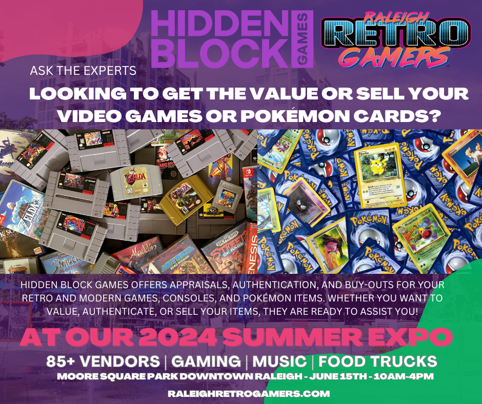 sell video games raleigh, sell pokeman cards raleigh