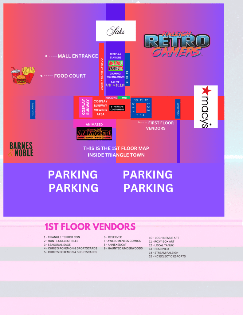 raleigh retro gamers, triangle town