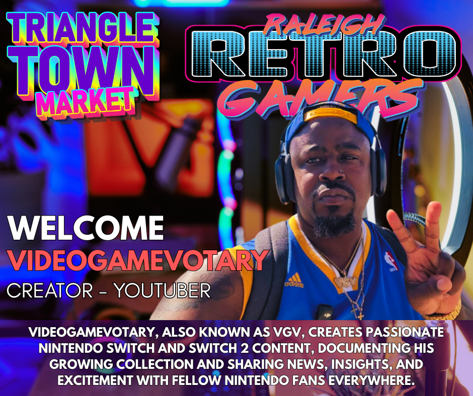 video game votary, vgv, youtuber, raleigh retro