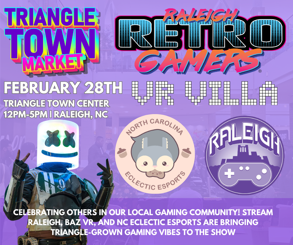 vr raleigh, vr villa, baz llc, nc eclectic esports, Stream Raleigh, twitch raleigh