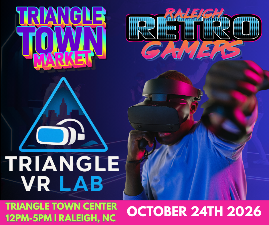 triangle vr lab, raleigh vr, vr players, virtual reality raleigh, raleigh retro gamers, triangle town center