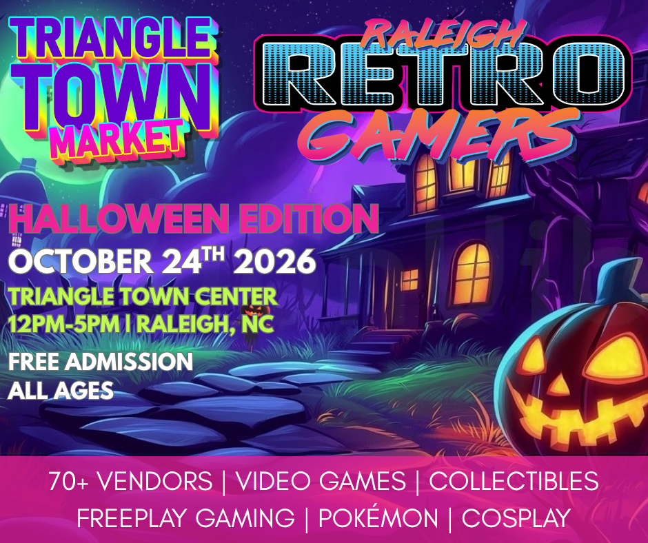 TRIANGLE TOWN CENTER VIDEO GAMES, RALEIGH RETRO GAMERS