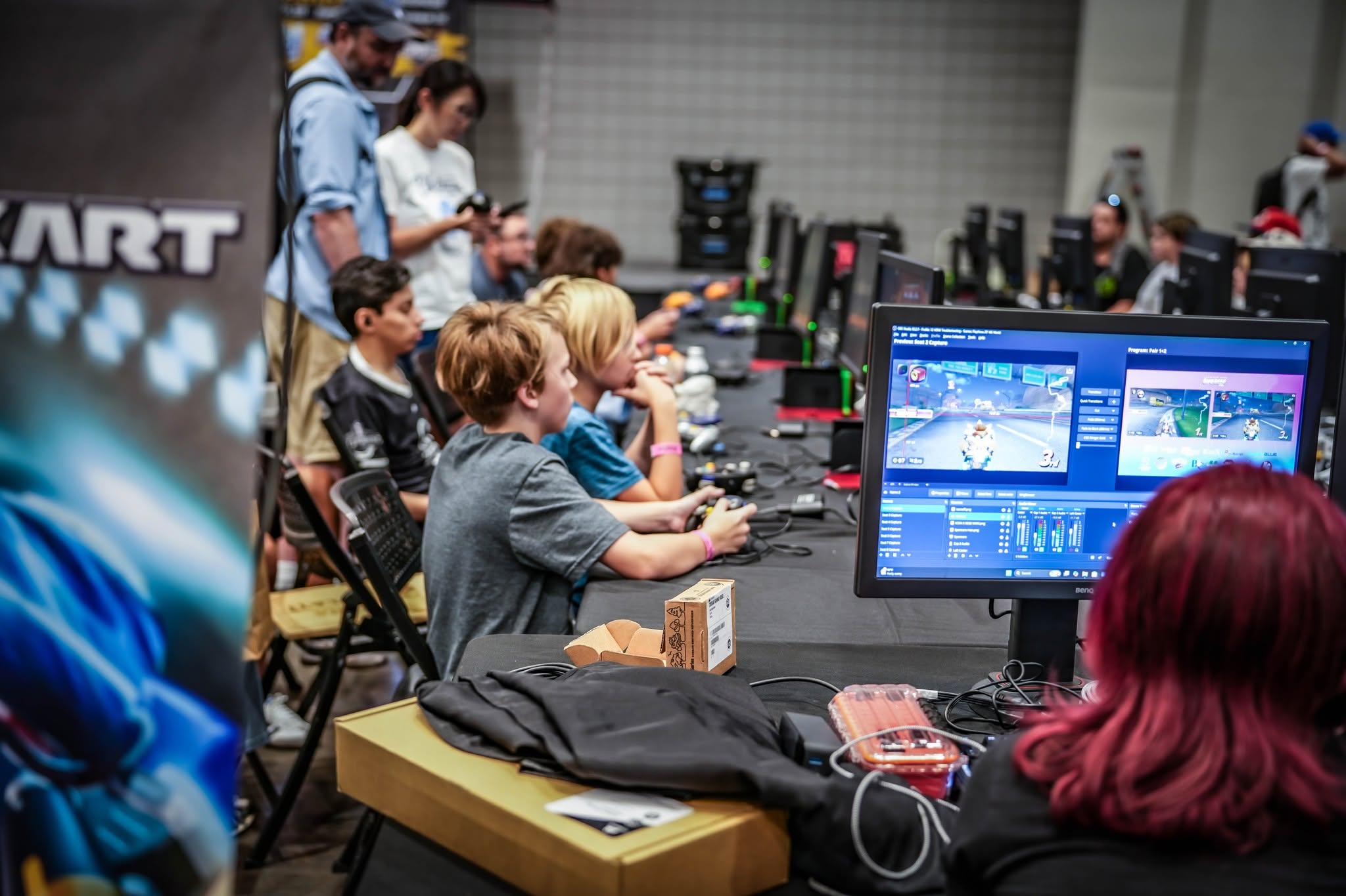 Mario Kart tournament at GGE